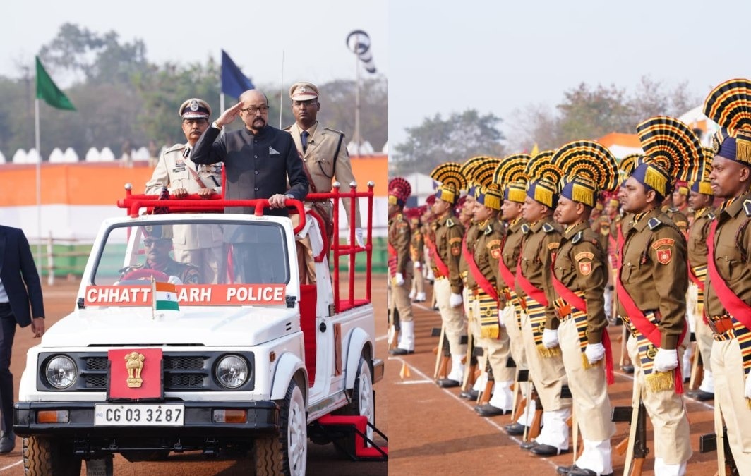 CG News: राजधानी रायपुर में हर्षोल्लास के साथ मनाया गया 77वां गणतंत्र दिवस, राज्यपाल रमेन डेका ने फहराया तिरंगा