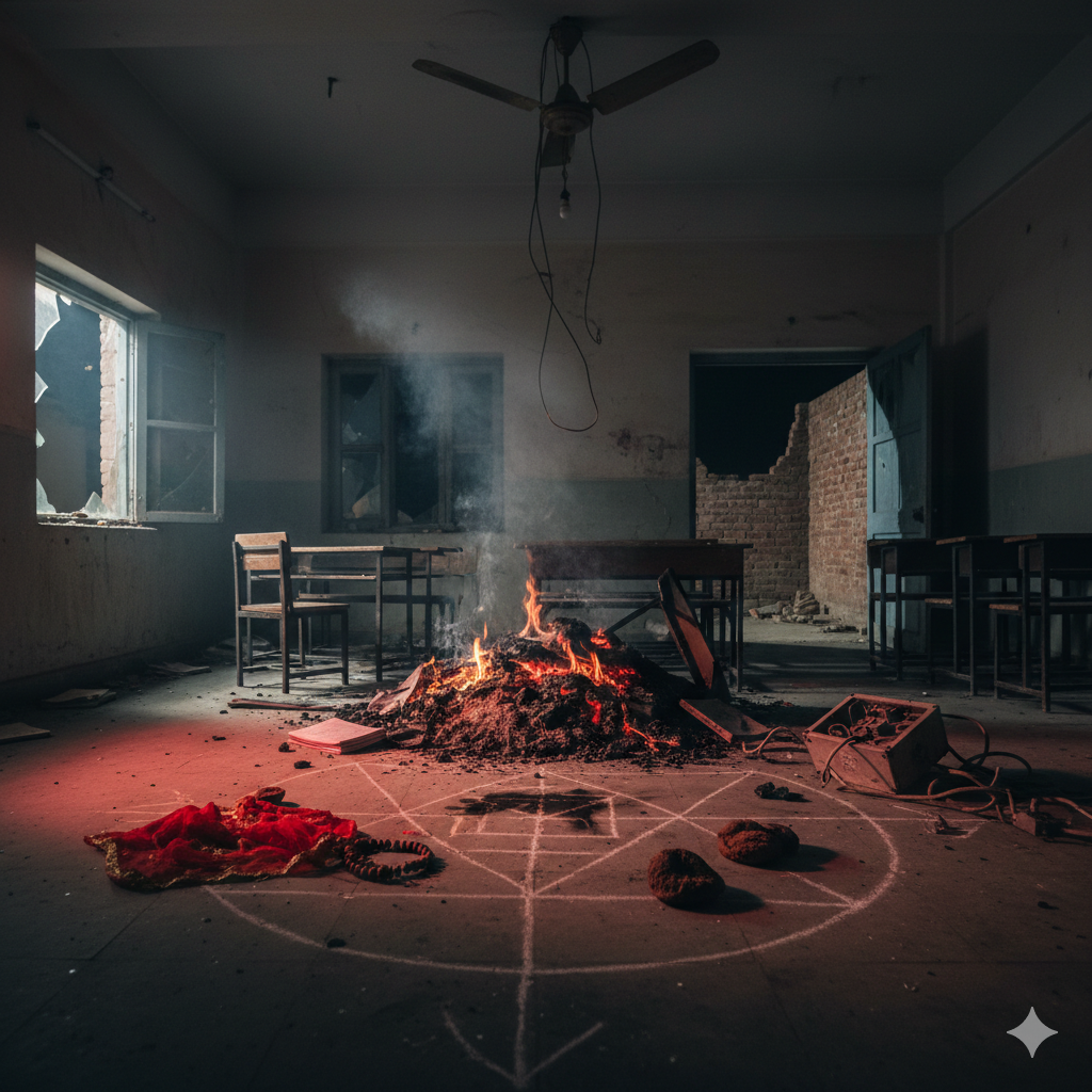 CG News : स्कूल में तंत्र-मंत्र और आगजनी से दहशत: दुर्ग के केलाबाड़ी में असामाजिक तत्वों का आतंक, बच्चों की पढ़ाई प्रभावित