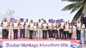CG News: बस्तर हेरिटेज मैराथन 2026 सफल: 9235 प्रतिभागी, विदेशी धावकों के साथ सरेंडर्ड नक्सलियों की भागीदारी