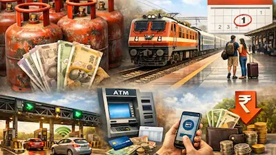 CG News: 1 मई 2026 से नए नियम लागू: LPG सिलेंडर महंगा, ATM शुल्क बढ़ा, UPI-गेमिंग में बदलाव