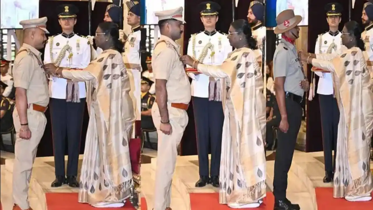 CG News: छत्तीसगढ़ के 3 वीरों को मिला शौर्य चक्र, राष्ट्रपति मुर्मू ने किया सम्मानित