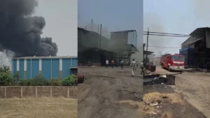CG News: रायपुर के उरला औद्योगिक क्षेत्र में डामर फैक्ट्री में भीषण आग, राहत-बचाव कार्य जारी