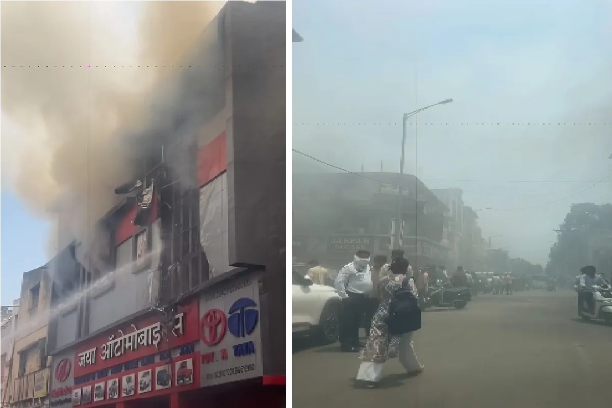 CG News: रायपुर के MG रोड पर ऑटोमोबाइल शॉप में लगी भीषण आग, कई दमकल गाड़ियों ने संभाला मोर्चा