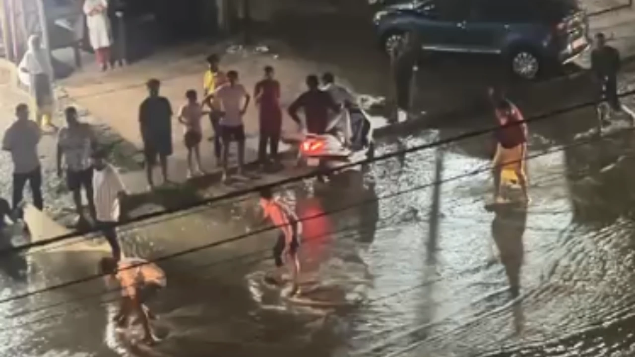 CG News: बारिश के बाद हाईवे बना ‘फिशिंग स्पॉट’, सड़क पर मछलियां पकड़ते दिखे लोग